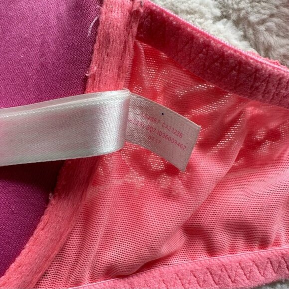 Victoria's Secret PINK | Coral Lace Push-Up Bra | Size 32DD - Picture 8 of 15
